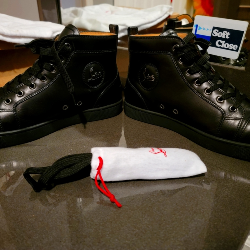 Christian Louboutin Mens Sneakers Black Size 44